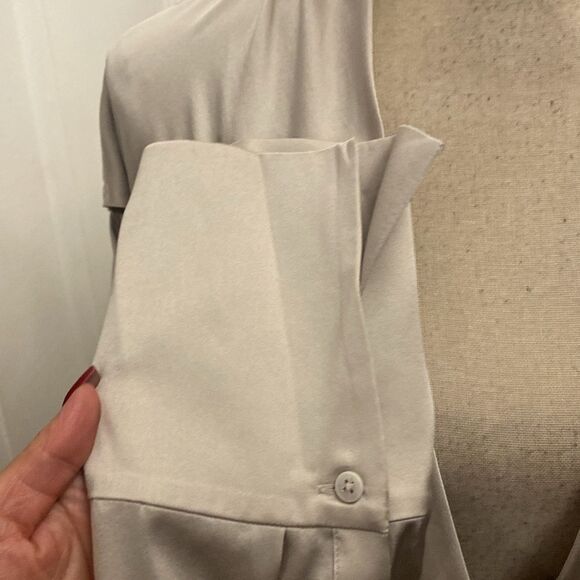 NWT Et Ochs Elegant silk  Women's Drape Top, L - Picture 11 of 14